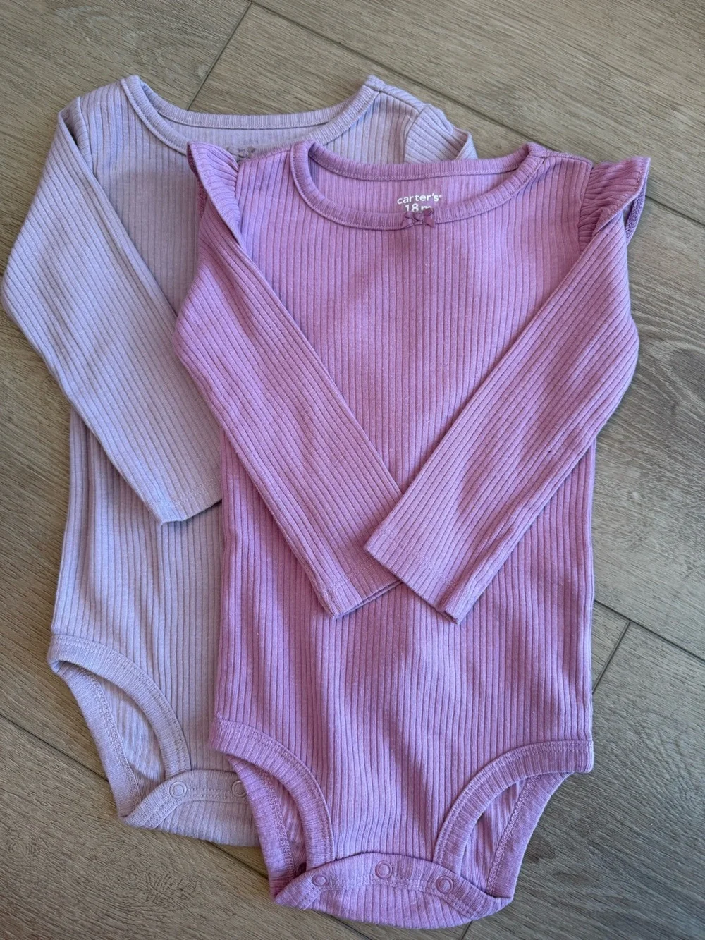Carter's Long-Sleeve Ribbed One-Piece Bodysuit
